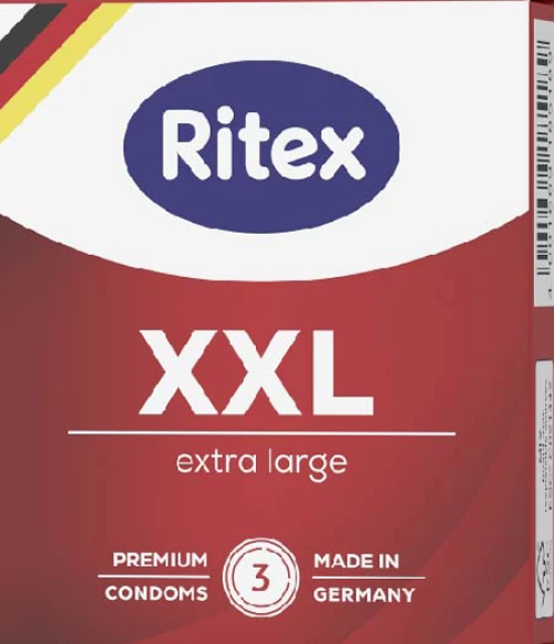 3 Pcs Ritex Condom XXL