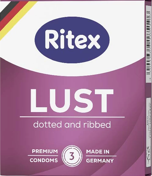 3 Pcs Ritex Condom LUST